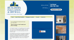 Desktop Screenshot of buildersinsulationnj.com