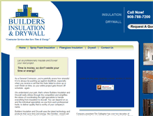 Tablet Screenshot of buildersinsulationnj.com